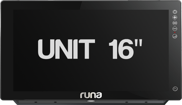 Runa Aquarius 16 - large Garmin monitor