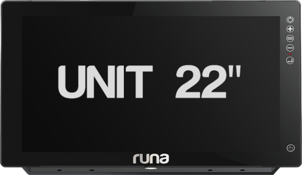 Runa Aquarius 22 - big Garmin screen